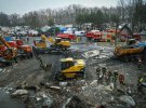 У Дніпрі триває рятувальна операція на місці ракетного удару Росії