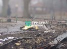 Місце падіння гвинтокрила ДСНС у Броварах, на борту якого перебували, зокрема, Монастирський, Єнін та Лубкович