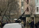 18 января утром в Броварах упал вертолет с руководством МВД