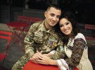 Наталка Карпа заміжня за героєм АТО Євгенієм Тереховим. Він зараз захищає Україну на передовій