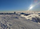 На горі Піп Іван Чорногірський хмарно