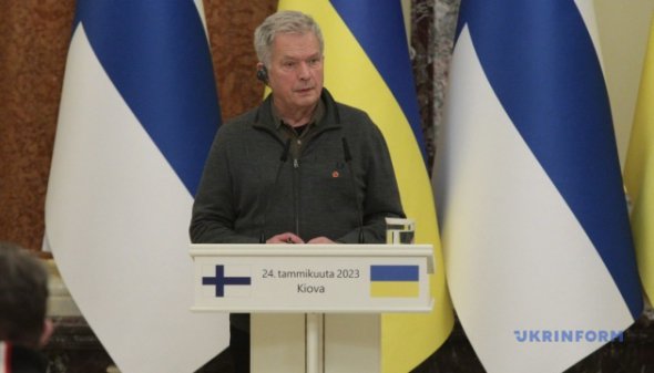 Президент Финляндии Саули Нийнисте приехал в Украину