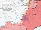  Карта боевых действий в Украине от американских аналитиков 