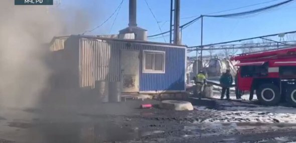 Пожар на НПЗ в Ростовской области