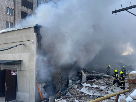 В Дарницком районе Киева раздался взрыв на территории бывшего завода