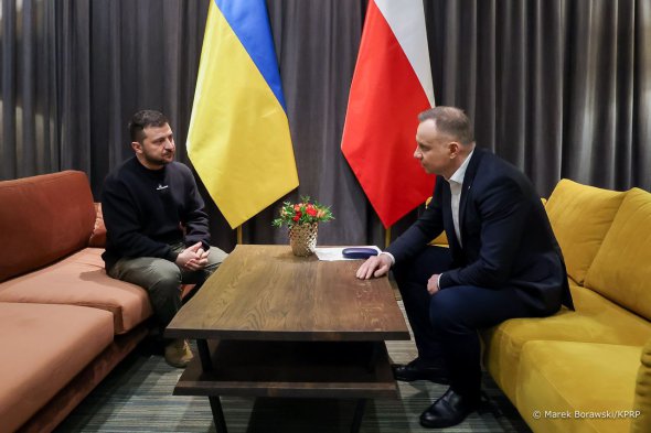 Президенты Владимир Зеленский и Анджей Дуда встретились в Жешуве