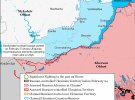 Карта бойових дій в Україні від американських аналітиків