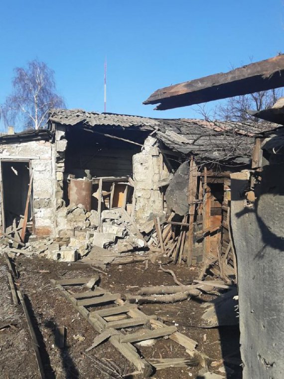 Наслідки російських обстрілів Донецької області 11 лютого