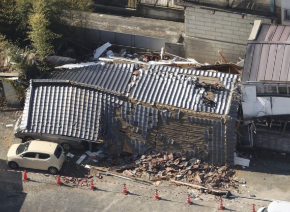 Возле Фукусима в Японии произошло землетрясение