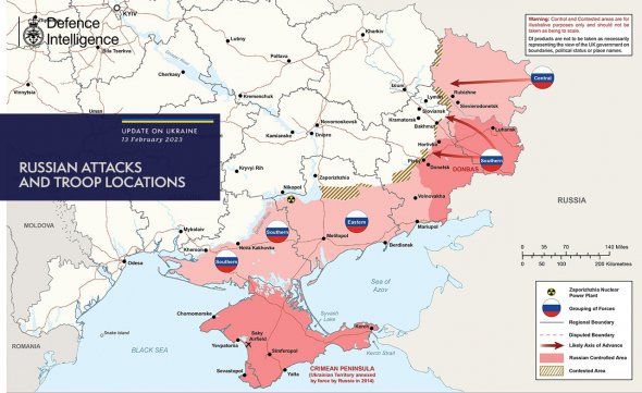 Актуальна карта війни в Україні