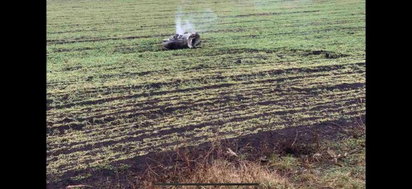 Обломки ракеты в Николаевской области