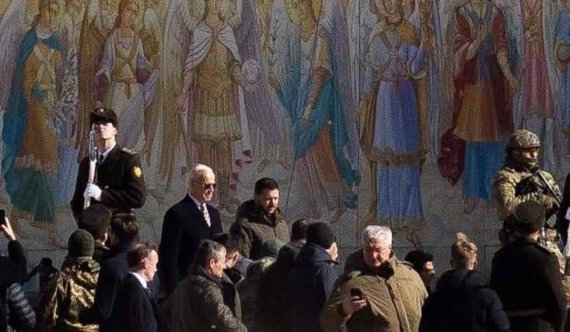 Исторический визит президента США Джо Байдена в Украину 20 февраля