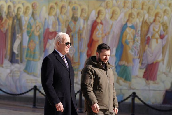 Байден – первый президент США в Украине за последние 15 лет 