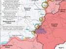 Карта бойових дій в Україні від американських аналітиків 