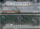 На аэродроме «Оленья» в Мурманской области на севере России увеличилось количество бомбардировщиков