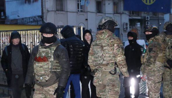 Сутички від ПВК "Редан" в Харкові