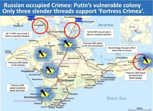 В Крыму перед сухопутной операцией следует провести серию обстрелов