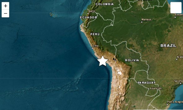 В Перу произошло сильное землетрясение