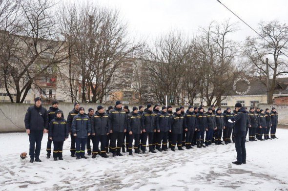 Патрон опублікував фото з ранкового шикування, на яких він був присутній зі своїми колегами