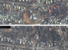 Супутникові знімки Бахмута за 6 березня