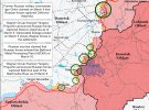 Карта боевых действий в Украине от американских аналитиков