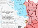 Карта боевых действий в Украине от американских аналитиков