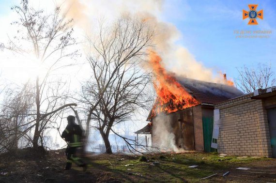 Херсон знову був під ворожим обстрілом