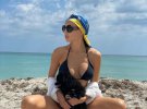 Акторка Вікторія Варлей на пляжі Маямі, США