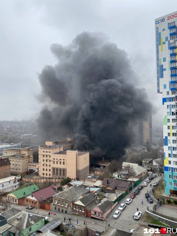 Причиной пожара стала детонация боеприпасов