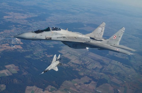Польські винищувачі МіГ-29 на минулорічних навчаннях НАТО 
