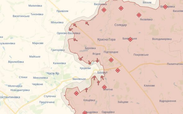 Штурмові групи окупаційних військ Росії намагаються просуватися з околиць до центру Бахмута. Водночас Сили оборони працюють і знищують їх 24/7