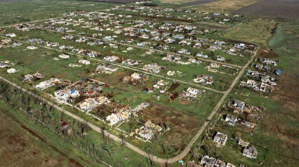 У селі Благодатному, що на Миколаївщині, окупанти знищили всі хати українців