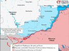 Карта бойових дій в Україні 