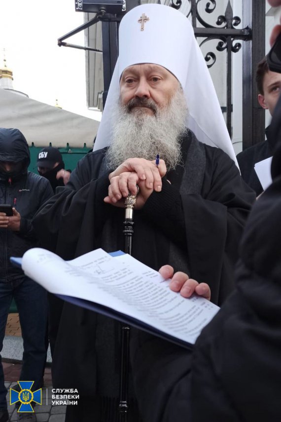 Митрополиту РПЦ в Україні Павлу повідомили про підозру
