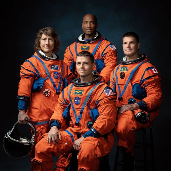 NASA объявило имена четверых астронавтов, которые войдут в состав миссии Artemis ІІ