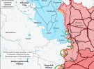 Карта бойових дій в Україні від американських аналітиків