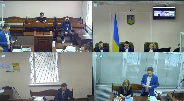 Волынец на заседании суда