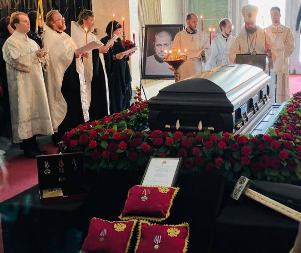 Коллаборанта Татарского россияне похоронили в субботу