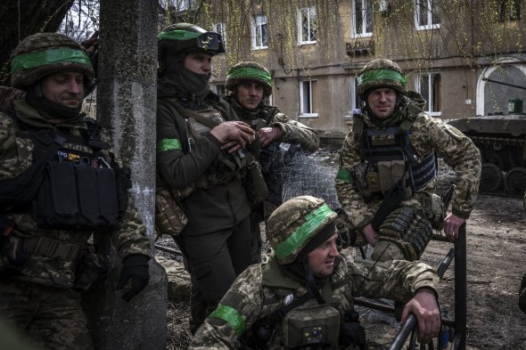 Українські військові на фронті у Донецькій області, 29 березня 