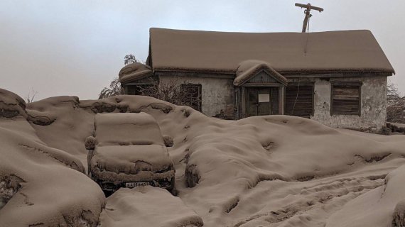 Последствия извержения вулкана