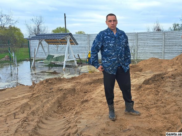 Село Чечелево в Каменопотоковской сельской общине Кременчугского района Полтавской области оказалось в зоне подтопления - в этом году вода достигла частных домовладений впервые за полвека