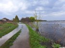 Село Чечелево в Каменопотоковской сельской общине Кременчугского района Полтавской области оказалось в зоне подтопления - в этом году вода достигла частных домовладений впервые за полвека