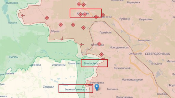 ВСУ имеют незначительные успехи к югу от Кременной – ISW