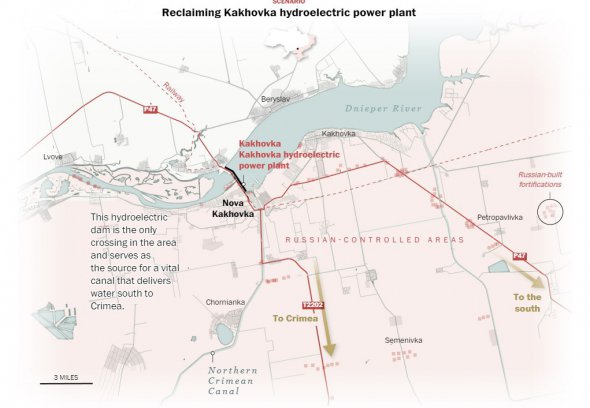 Сценарий возвращения Каховской ГЭС 