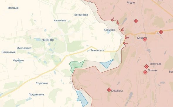Захисники України відбили частину територій поблизу Бахмута на Донеччині