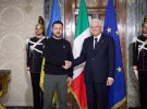 Президент України Володимир Зеленський у Римі зустрівся з італійським лідером Серджо Маттареллою