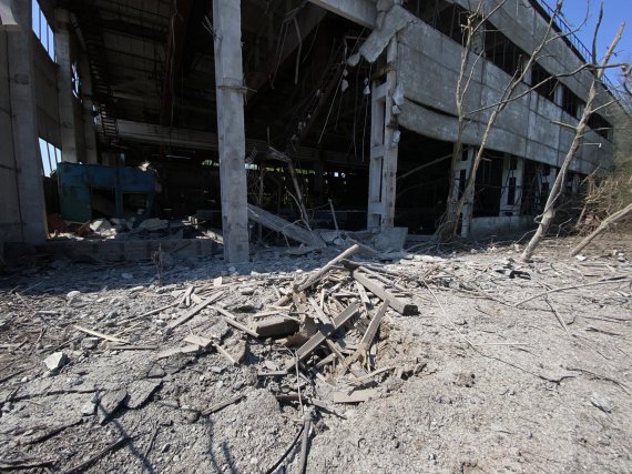 Уламки збитої російської ракети впали на територію підприємства на Одещині