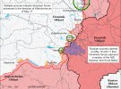 Карта бойових дій в Україні від американських аналітиків