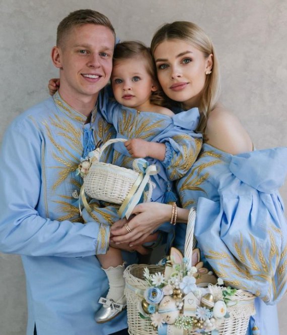 Александр Зинченко с женой Владой Седан и дочерью Евой