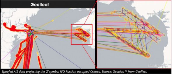 Росія займається Z-пропагандою у Чорному морі